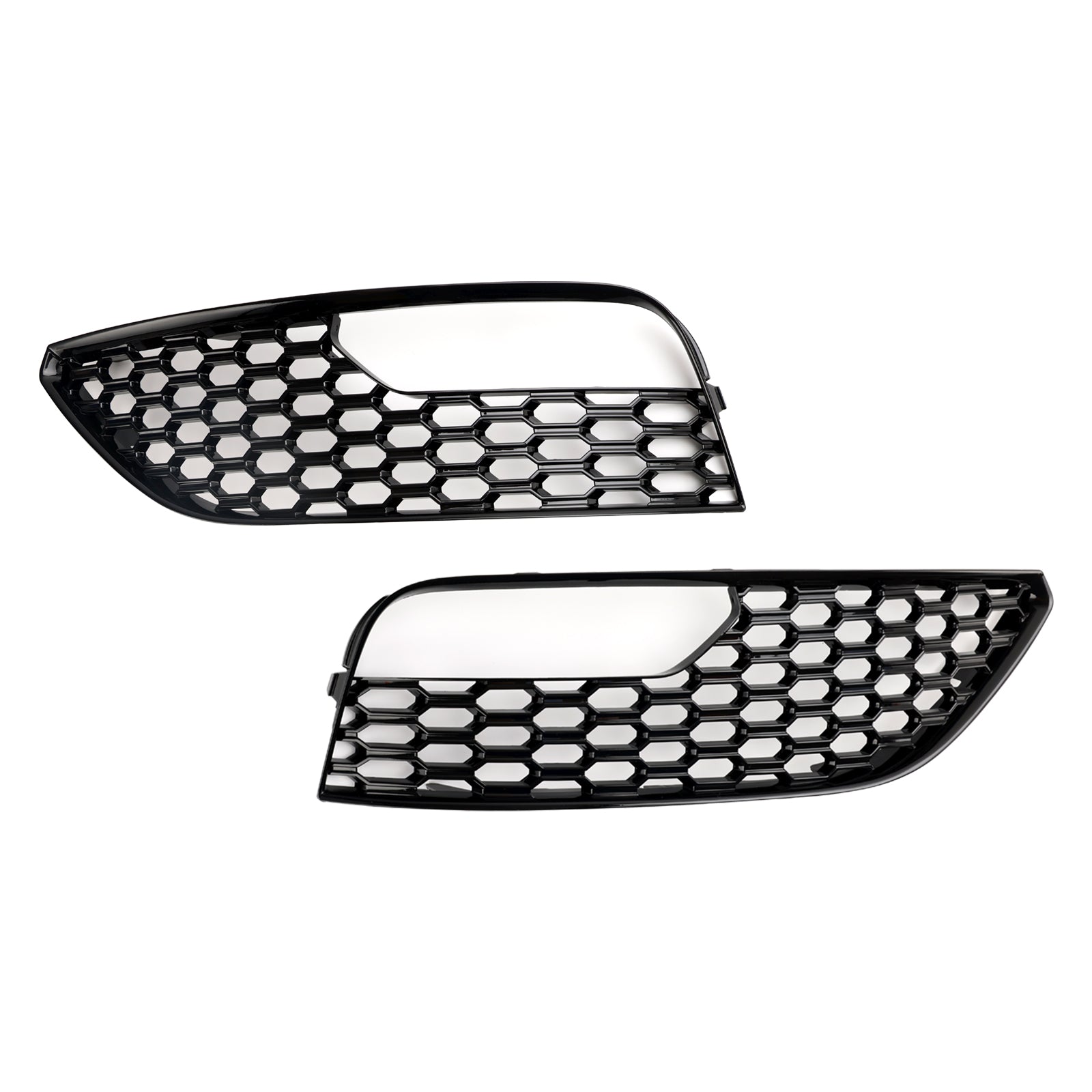 Audi 2012-2016 A3 S3 Standard Version 8V3807681 8V3807682 2PCS Front Bumper Fog Light Surround Cover Grille