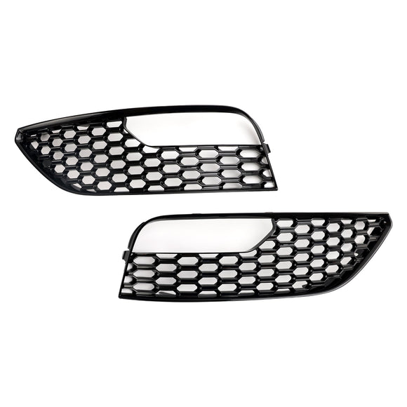 2012-2016 Audi A3 8V Sportback Fog Light Honeycomb Grill Front Bumper Lower Cover Black Grill 8V3807681 8V3807682
