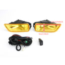 Keltaiset linssiset sumuvalot + kytkin 2003-2007 Honda Accord/2004-2008 Acura TL-3