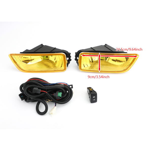 Keltaiset linssiset sumuvalot + kytkin 2003-2007 Honda Accord/2004-2008 Acura TL