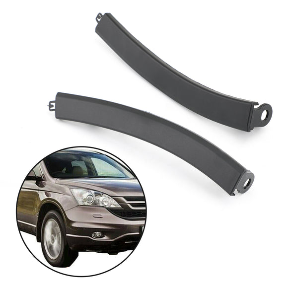 Guarnição de moldagem do para-choque da roda do para-choque dianteiro esquerdo + direito para Honda Crv 2007-2011