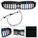 BMW 2023-2024 Série 3 G20 G21 320i/330i/M340i/318i/320d Calandre avant en maille noire brillante-5