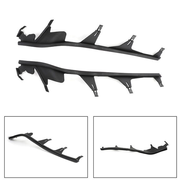 63128384487/86 Bovenste Koplamp Cover Strip Paar Links Rechts Voor BMW 3 E46 98-01