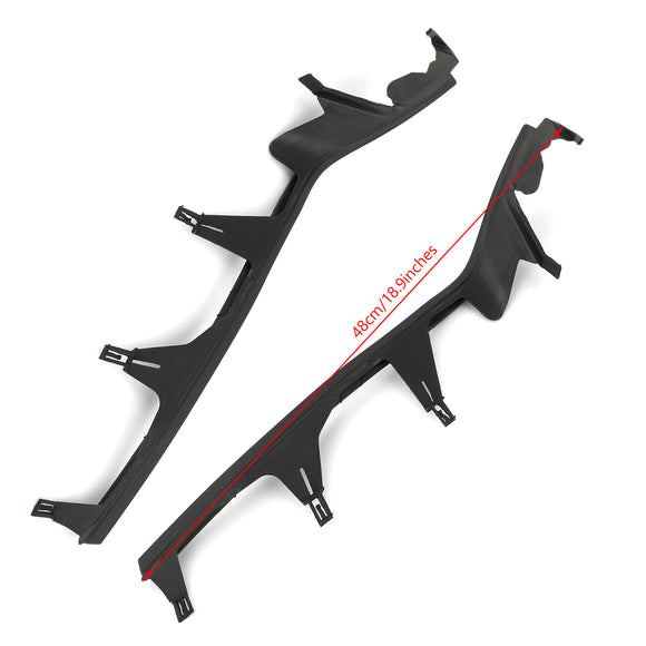 63128384487/86 Bovenste Koplamp Cover Strip Paar Links Rechts Voor BMW 3 E46 98-01