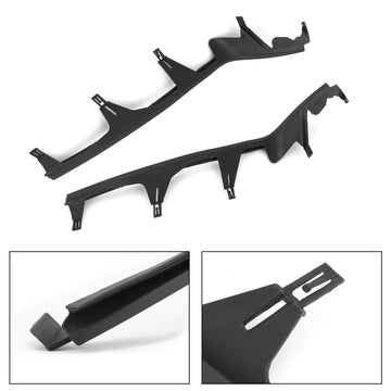 63128384487/86 Upper Headlight Cover Strip Pair Left Right For BMW 3 E46 1998-2001 - 0