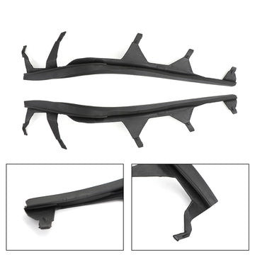 Set of Left & Right Upper Headlight Cover Strips Pair For BMW E46 325i 2002-2005 - 0