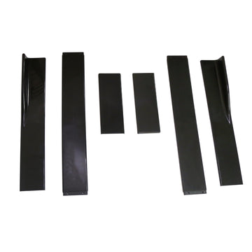 86.6' Universal Side Skirt Extensions Rocker Panel Splitters Lip Polypropylene For Lexus Infiniti Subaru Mazda