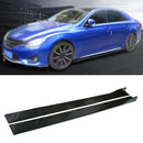 86.6" Universelle Seitenschwellerverbreiterungen, Schwellerleisten-Splitter, Lippe aus Polypropylen für Lexus, Infiniti, Subaru und Mazda-2