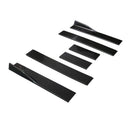86.6" Universelle Seitenschwellerverbreiterungen, Schwellerleisten-Splitter, Lippe aus Polypropylen für Lexus, Infiniti, Subaru und Mazda-3
