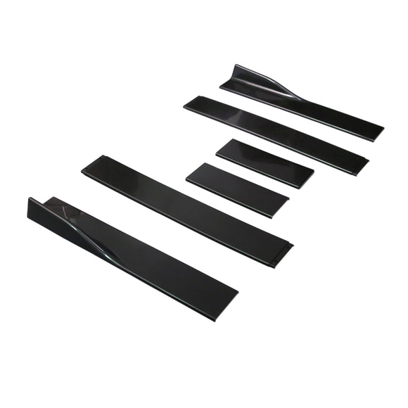 86.6" Universelle Seitenschwellerverbreiterungen, Schwellerleisten-Splitter, Lippe aus Polypropylen für Lexus, Infiniti, Subaru und Mazda