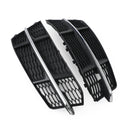 2017-2018 Audi A6 C7 Standard Lower Black Grille Front Bumper Fog Light Cover Grill 4G0807681AN 4G0807682AN-10