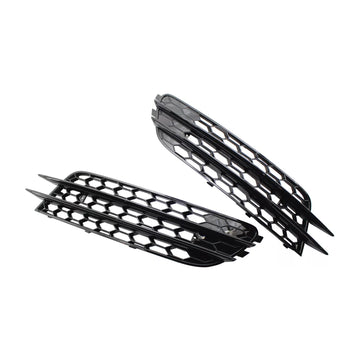 Voorbumper Honingraat Fog Grille Cover Voor Audi A4 C7 2012-2015 Honingraat Zwarte Grill