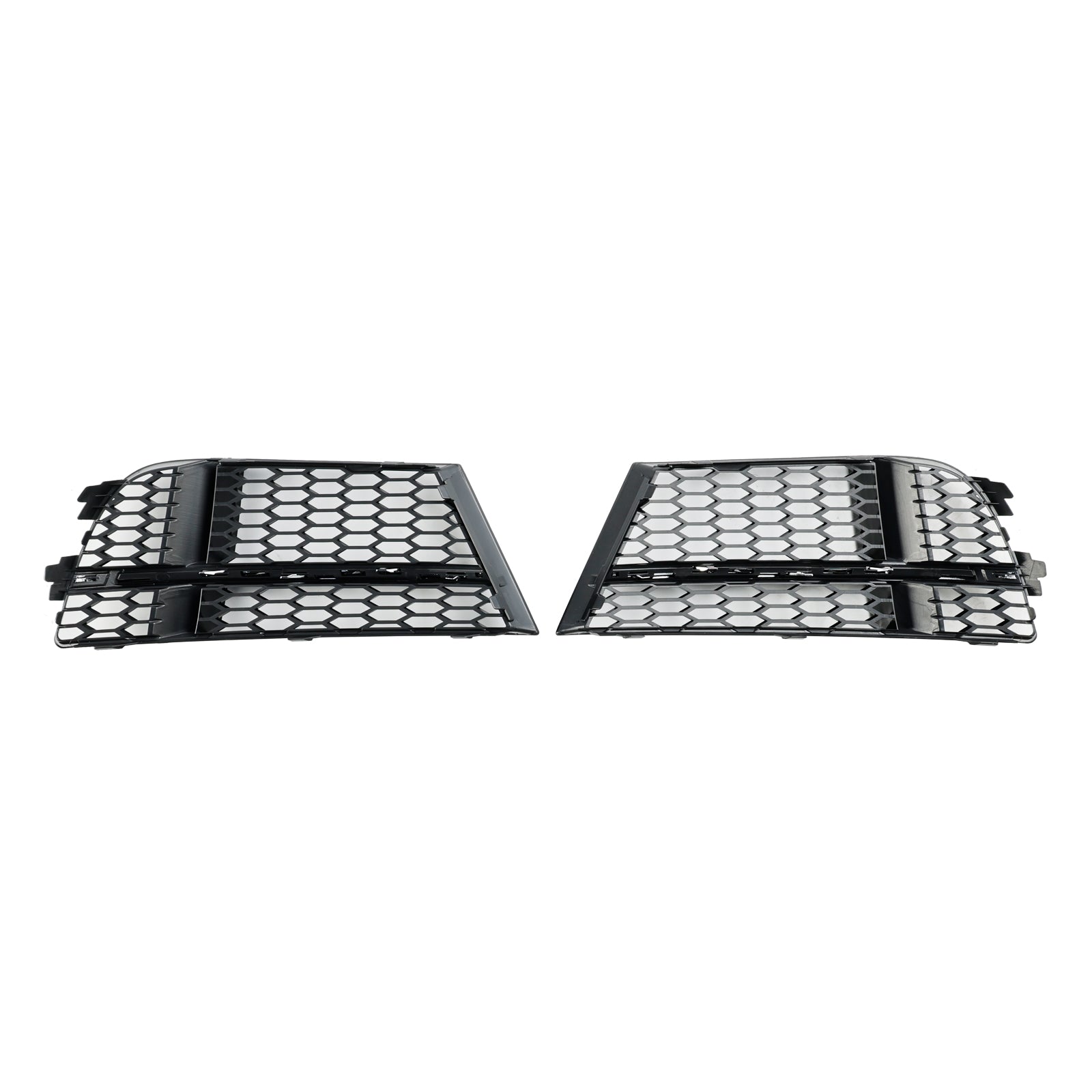 2016.5-2020 Audi A3 (8V) S-LINE Sedan/Sportback/Convertible Front Fog Light Cover Bezel Grill Black Chrome Grille