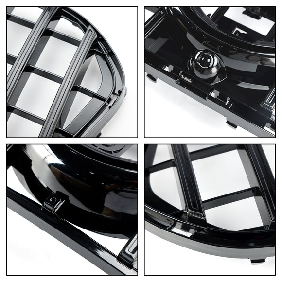 Griglia di ricambio nera per griglia paraurti anteriore Mercedes Benz Classe GLE V167 SUV 2019-2023