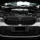BMW 2023-2024 Série 3 G20 G21 320i/330i/M340i/318i/320d Calandre avant double ligne noire-13