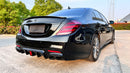 Mercedes-Benz S-klass W222 S63 S65 2018-2020 Karosserisats Stötfångare Uppgradering Till Barbus B700-4