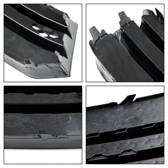 2015-2018 Audi A1 8X 8XA807681B 8XA807682B 2 pièces pare-chocs avant antibrouillard couverture calandre inférieure