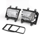 Klare Nebelscheinwerfer-Kunststofflinsen-Set für die vordere Stoßstange für BMW E30 3er-Limousine Baujahr 85–93-1