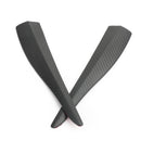 2pcs 36cm Rubber Car Front Rear Bumper Lip Anti-collision Strip Carbon Fiber-3