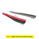 2pcs 36cm Rubber Car Front Rear Bumper Lip Anti-collision Strip Carbon Fiber-4