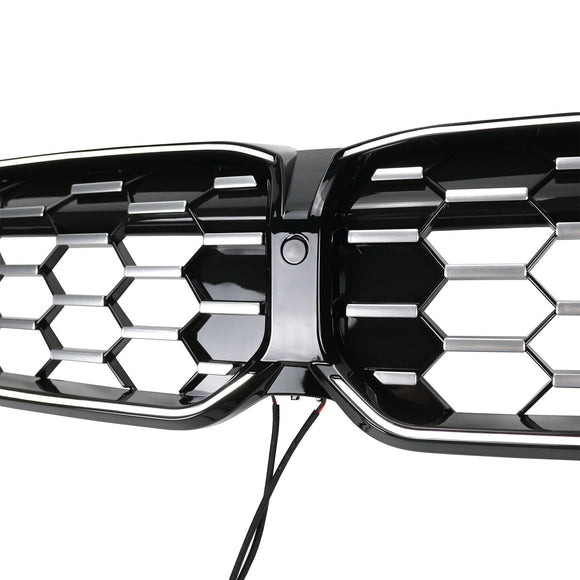 BMW 2023-2024 Série 3 G20 G21 320i/330i/M340i/318i/320d Calandre avant Diamant Noir Argent Grill