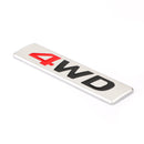 Metallo rosso 4WD emblema parafango per auto portellone posteriore distintivo decalcomanie adesivo 4WD 4X4 SUV-11