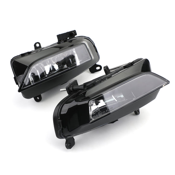 Pair Front Bumper Halogen Fog Light Lamp For AUDI S4 A4 S-Line B8.5 2013-2015