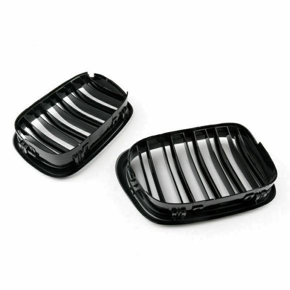 Grade dianteira do capô em preto brilhante compatível com BMW Série 5 E39 2001-2004