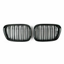 Grade dianteira do capô em preto brilhante compatível com BMW Série 5 E39 2001-2004-1