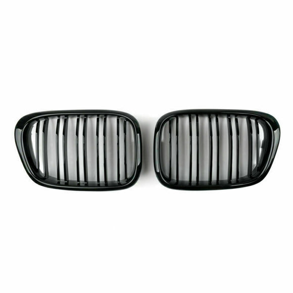 Grade dianteira do capô em preto brilhante compatível com BMW Série 5 E39 2001-2004