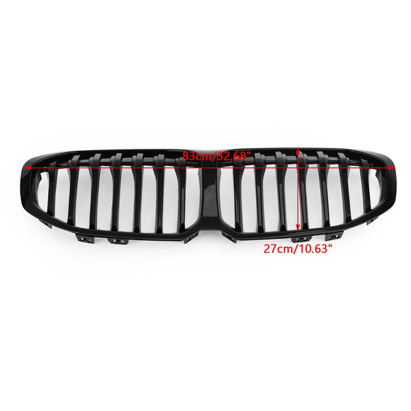 2019-2023 BMW F40 118i 120i 116d 118d M135i 1-Series Front Bumper Grill Gloss Black Grille