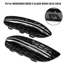 Mercedes-Benz Classe C 2015-2018 W205 Base Sedan 2058850723 Tampa do Farol de Neblina Dianteiro em Formato de Colmeia-4