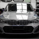 BMW 2023-2024 Série 3 G20 G21 320i/330i/M340i/318i/320d Calandre avant Diamant Noir Argent Grill-2