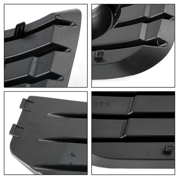 Volkswagen 2010-2015 Transporter Caravelle T5 T5.1 S-Line Lámpara antiniebla Cubierta de luz Inserto S-line Grill Negro brillante