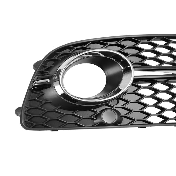 2013-2017 Audi Q5 S-Line SQ5 Grille de phare antibrouillard pour pare-chocs avant Grille chromée noire