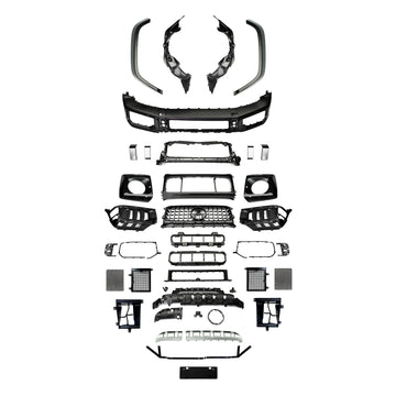 2025-2026 Korimalli Mercedes Benz G-SARJA G450d G500 G550 G580 W465 Korisarjan puskurin päivitys G63 AMG -tyyliin