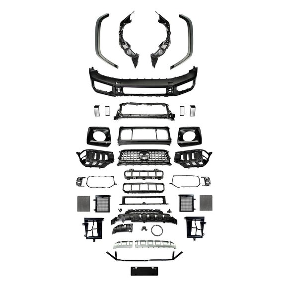 2025-2026 Body Mercedes Benz G-CLASS G450d G500 G550 G580 W465 Body Kit Bumper Upgrade To G63 AMG Style