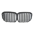 Black Front Bumper Grille Grill Fit BMW G05 LCI X5 2024+ Single Line W/LED-2