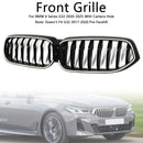 Grade frontal preta brilhante em forma de rim para BMW Série 6 G32 2020-2025-2