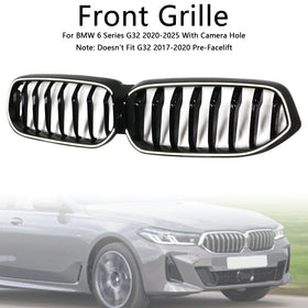 Grade frontal preta brilhante em forma de rim para BMW Série 6 G32 2020-2025 - 0