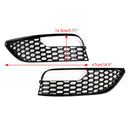2012-2016 Audi A3 8V Sportback Fog Light Honeycomb Grill Front Bumper Lower Cover Black Grill 8V3807681 8V3807682-2