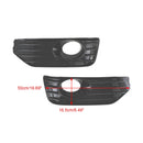 Volkswagen 2010-2015 Transporter Caravelle T5 T5.1 S-Line Lámpara antiniebla Cubierta de luz Inserto S-line Grill Negro brillante-2