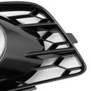 2009-2013 Audi A3 8P S-Line estilo panal parachoques delantero luz antiniebla rejilla cubierta negra 8P0 807 682 K T94 8P0 807 681 AF T94-8