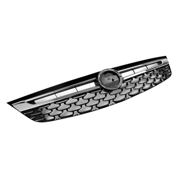 Grade do pára-choque dianteiro cromado preto Opel