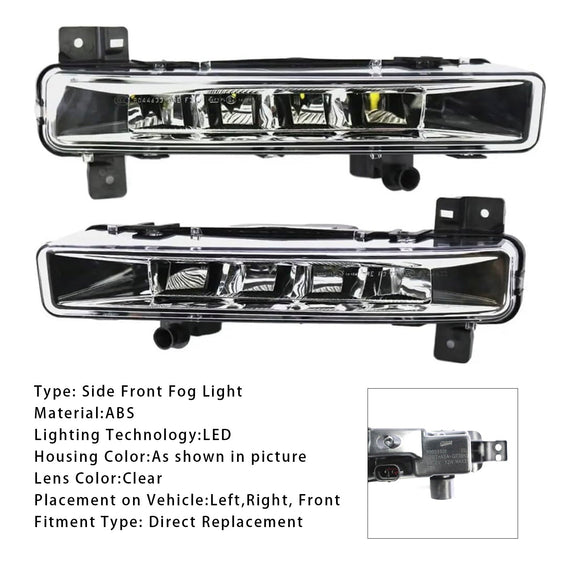 Coppia fendinebbia anteriori a LED per marcia diurna per BMW G30 G38 17-19 63177349131
