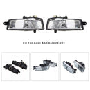 2009-2011 Audi A6 S6 Quattro Pair Front Bumper Driving Fog Light Lamps 4F0941699A 4F0941700A Generic-3