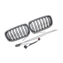 Doppellatten-Frontstoßstangen-Nierengitter, passend für BMW X5/X6 F15 F16 2013–2018-12