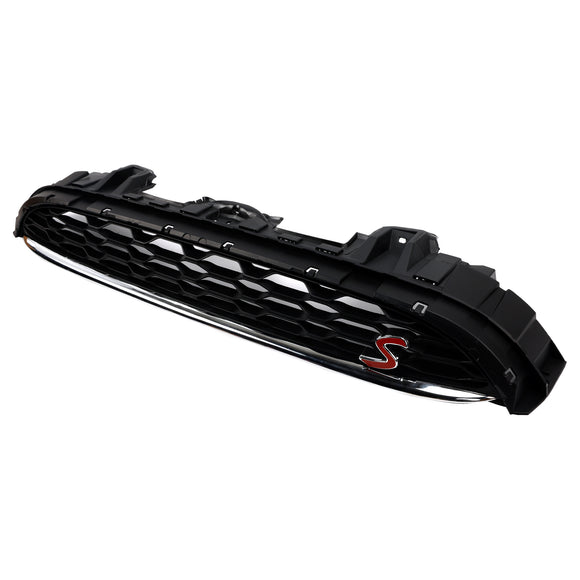 Mini Cooper F55 F56 F57 2014-2021 Grade dianteira preta grade de malha 51137335528