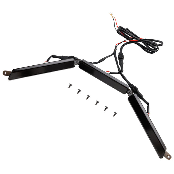 Grade do para-choque dianteiro com luz led amarela para Ford Ranger 2015-2023 T7 T8