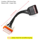 Conector frontal de xenón para lámpara de arnés de cableado de faro compatible con Porsche Cayenne-3
